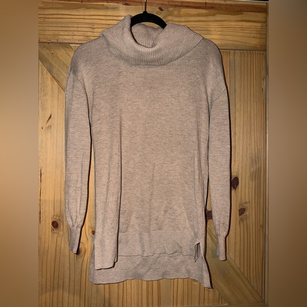 Loft Tan Turtleneck Sweater
